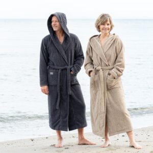 Badekåben Stenen - Sandfarvet - Small - sandfarvet