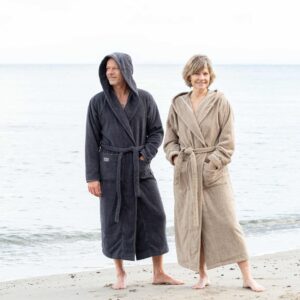 Badekåben Stenen - Sandfarvet - Xsmall - sandfarvet
