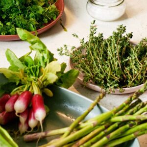 Grøn mad & bælgfrugter hos Karoline Trier