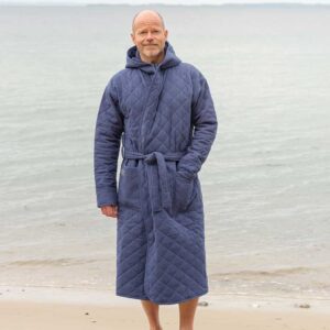 Luksus Badekåben Havet - blå - Large