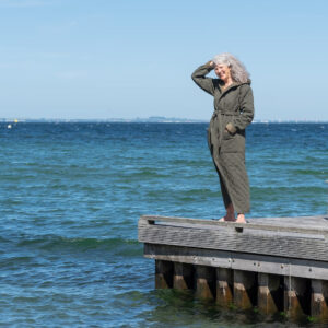Luksus Badekåben Havet - Grøn - Small
